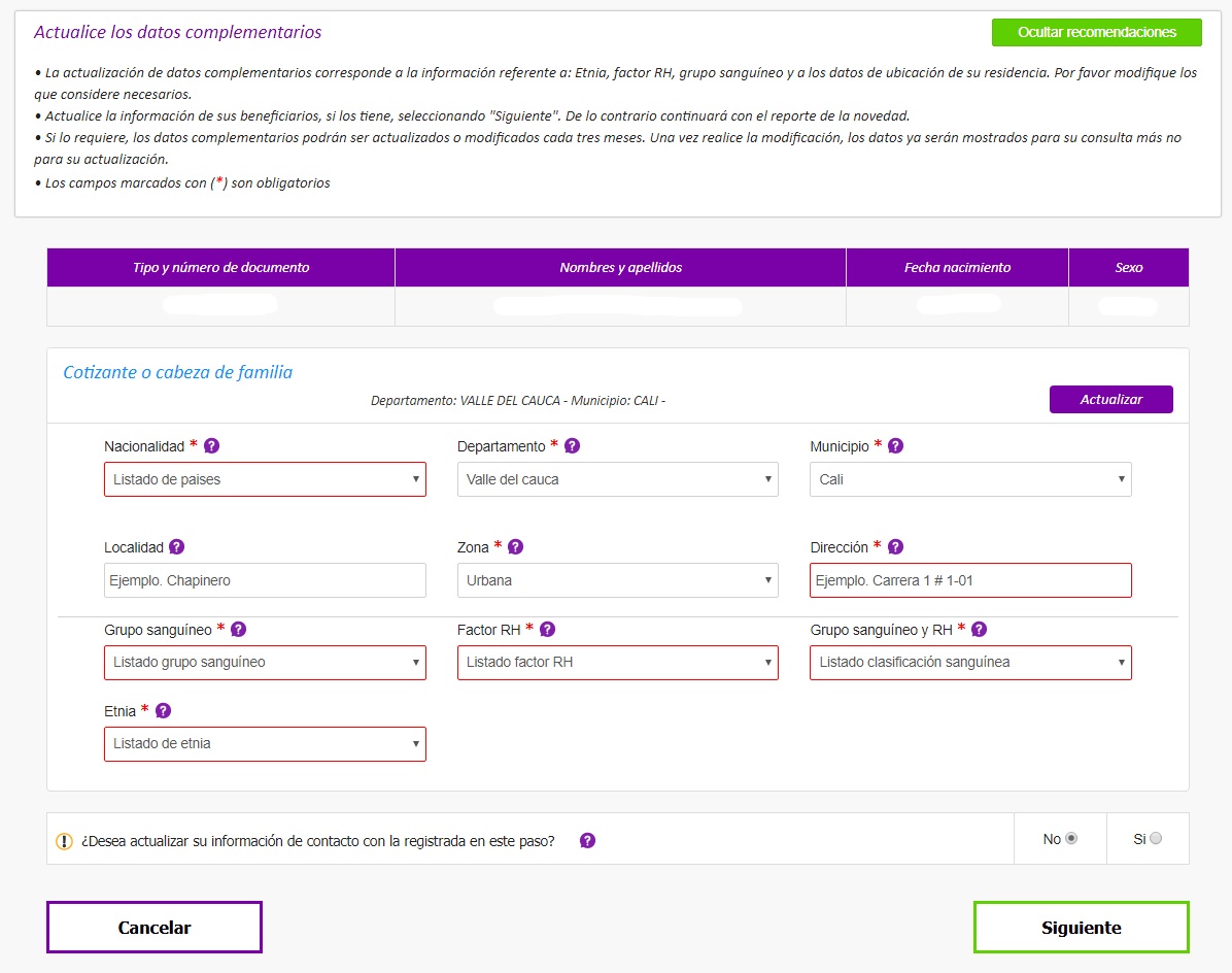 Traslado de EPS por internet - Tutorial paso 5 traslado de EPS por internet