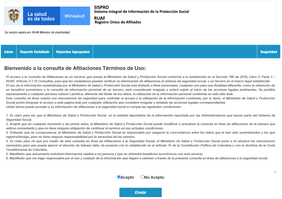 Consulta tus cesantías, pensiones y salud por internet con el SISPRO RUAF