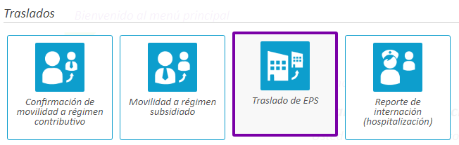 Traslado de EPS por internet - Tutorial paso 4 traslado de EPS por internet